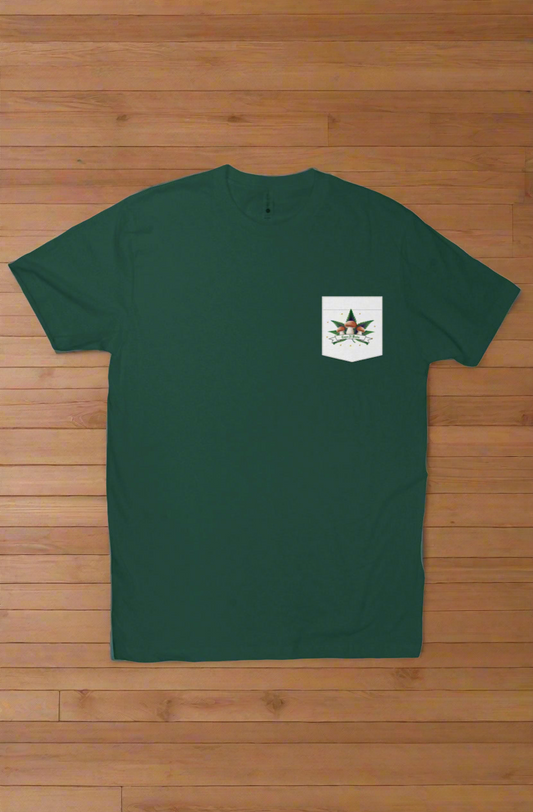 C-N-B POCKET TEE GREEN