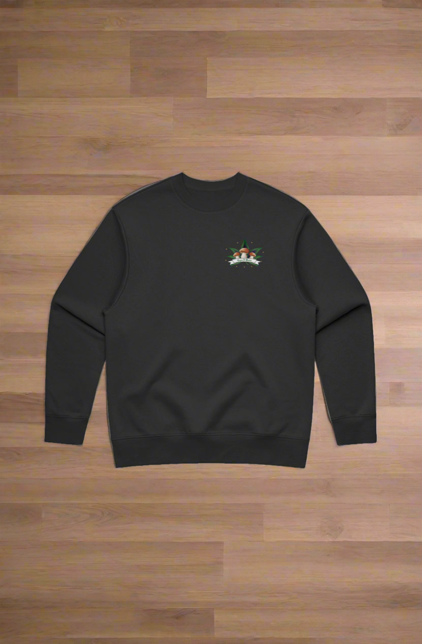 C-N-B CREW NECK BLACK