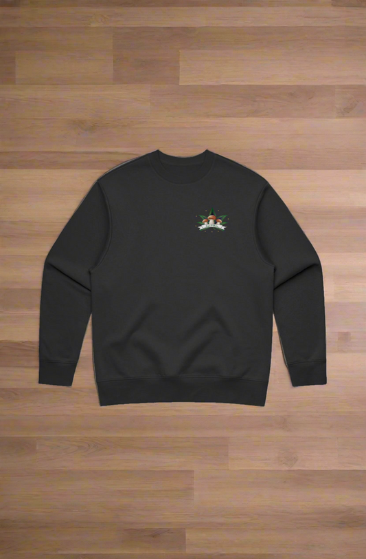 C-N-B CREW NECK BLACK