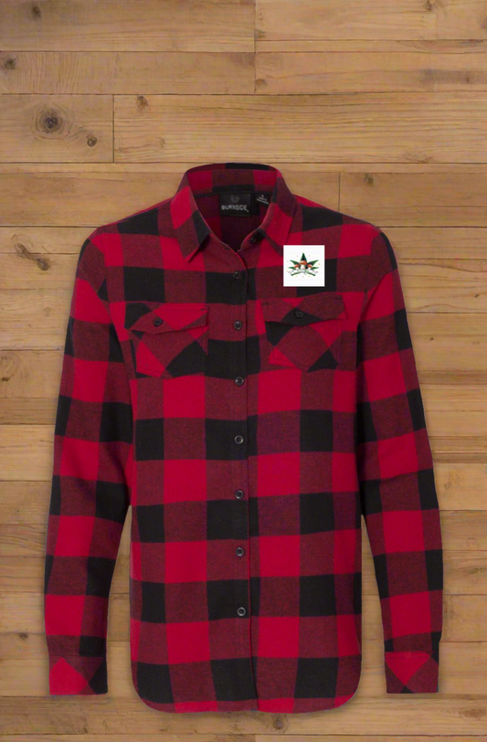 C-N-B WOMENS FLANNEL RED